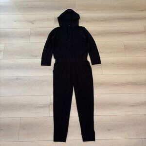 MONROW Supersoft Micro French Terry Hooded Jumpsuit